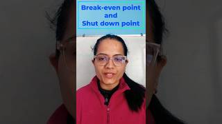 Difference Between BreakEven point and Shutdown point  youtubeshorts [upl. by Aniral468]