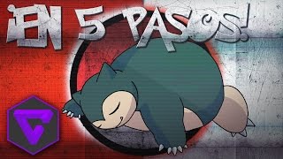 POKÉMON ¡SNORLAX EN 5 PASOS [upl. by Aryn21]