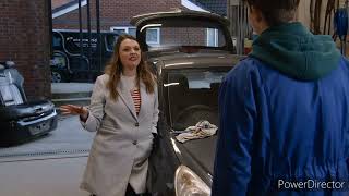 Coronation Street  Tracy Confronts Aaron At The Garage 31st March 2023 [upl. by Ragg]