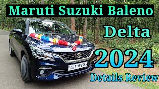 Baleno Delta 2024 Detail review New Maruti Suzuki Baleno Review baleno2024 [upl. by Terena264]