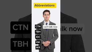 Abbreviations 🔥😎abbreviationimproveenglishlearnenglisheducation [upl. by Gabriel]