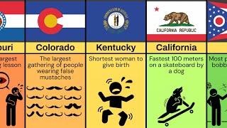 The Craziest World Record in Every State [upl. by Kolnick831]