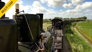 Beautiful Netherlands Steam Engine Cab Ride Museumstoomtram HoornMedemblik 1452022 [upl. by Merrilee]