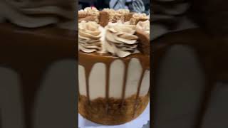 Biscoff Cake bake biscoff cake cakedecorating viralvideo decorate homemaking fall baking [upl. by Natika816]