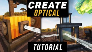 Create Optical About lasers New mechanisms Tutorial 1201 minecraft java [upl. by Wakerly]