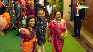 Anant Ambani amp Radhika Merchant Wedding Ceremony Janhvi Kapoor Anil Ambani Tina Ambani amp Others [upl. by Ahsitil]