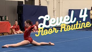 Level 4 Floor Routine 2022 [upl. by Kifar]