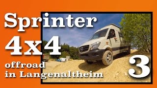 Sprinter 4x4 offroad in Langenaltheim  Part 3 [upl. by Crim]