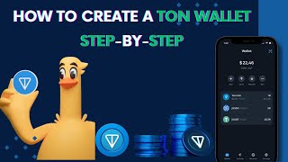 How to create a Ton wallet Stepbystep [upl. by Ened749]