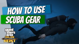 How to Save and Equip Scuba Gear Always on Cayo Perico  GTA 5 Online [upl. by Hardie]