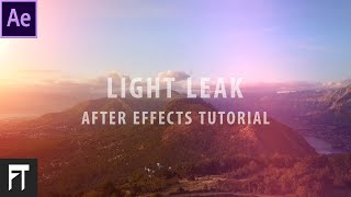 How to Make Light Leaks Overlay in After Effects  After Effects Tutorial No Third Party Plugin [upl. by Justis769]