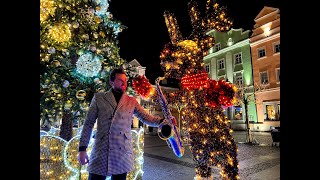 Bolesławiec miasto ceramiki 🫖 Piękny rynek Dean Martin  Let It Snow cover [upl. by Annat]