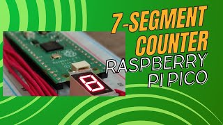 Raspberry Pi Pico Projects 7Segment Display Counter [upl. by Meit]