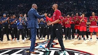 Kobe Bryant Tribute Before Final AllStar Game [upl. by Hgielrebma753]