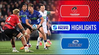 HIGHLIGHTS  CRUSADERS v BLUES  Super Rugby Pacific 2024  Round 14 [upl. by Acined]