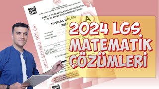 2024 LGS Matematik Sorularının Çözümleri [upl. by Alikahs]