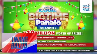 Maagang Pamasko ng Kapuso Bigtime Panalo Season 2  Unang Hirit [upl. by Llemmart]