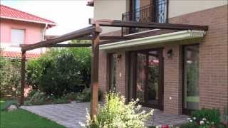 Aluminium pergola by PERGOLUX in HD [upl. by Erot548]