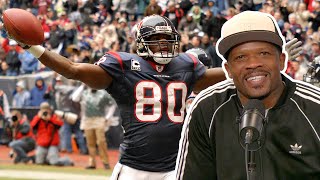 Andre Johnson REACTS to Pro Football Hall of Fame Finalist announcement  Houston Texans [upl. by Borchert]