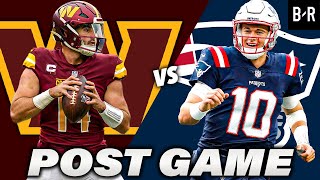 Washington Commanders vs New England Patriots Post Game Stream [upl. by Idnal]