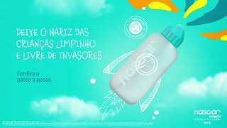 Como fazer lavagem nasal com Nasoar Infantil [upl. by Johnston]