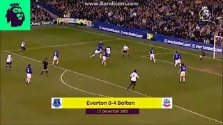 OnThisDayEverton 0 Bolton 417122005 [upl. by Thamos781]