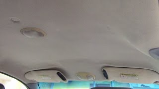 Reupholstering a Headliner Auto Upholstery [upl. by Metts857]