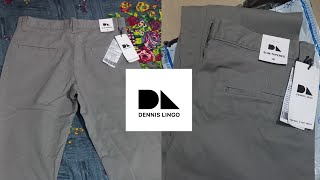 dennis lingo grey chinos review  dennis lingo pants for men [upl. by Ricki]