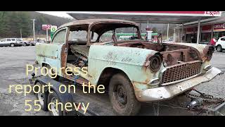 55 chevy update [upl. by Aneelad]