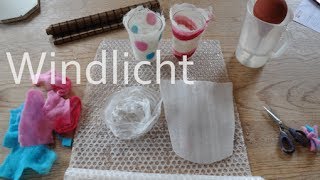 Tutorial Windlicht Filzquadrat [upl. by Yrkcaz]