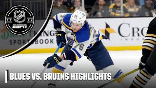 DOMINATION 😤 St Louis Blues vs Boston Bruins  Full Game Highlights  NHL on ESPN [upl. by Champagne747]