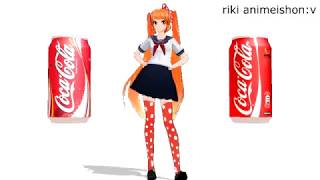 MMD  Cola Song  MEME Osana Najimi With DL [upl. by Ellerret]