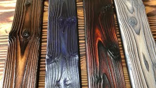 DIY Wood Burning Technique  Thats not Shou Sugi Ban Or is it [upl. by Wendall]