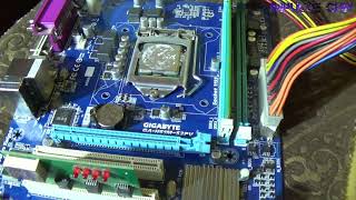 ✔МАТЕРИНКА ПК GIGABYTE GAH61MS2PV ЧАСТЫЕ СИГНАЛЫ BIOS ИЛИ ПОСТКОД 53 ДИАГНОСТИКА И РЕМОНТ [upl. by Gnilhsa]