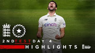 Wood Sets Up Final Day Thriller  England v India  Day 4 Highlights  2nd LV Insurance Test 2021 [upl. by Ran]