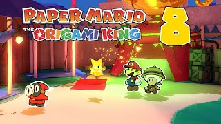 Paper Mario The Origami King Episode 8 Scams in the Sand [upl. by Nananne833]