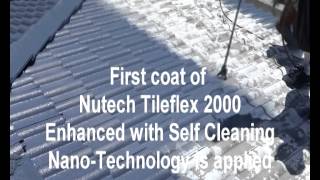 Nutech Paint Tile Roof Restorationavi [upl. by Ennasor]