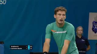 carreno busta vs krajinovic highlights ATP Stockholm 2019 [upl. by Yert801]