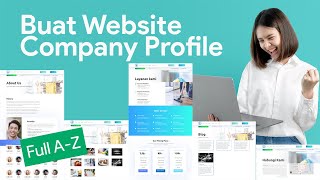 Full Cara Membuat Website Company Profile Professional 47 menit [upl. by Nolly910]