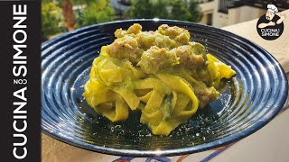 Fettuccine Salsiccia e crema di Asparagi [upl. by Etteroma]