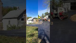 Beautiful farmette gets a new asphalt driveway asphaltpavement asphaltrepair decorativeasphalt [upl. by Haik]