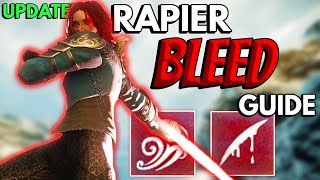 ULTIMATE Rapier Bleed Build Guide OneShot  New World PvP [upl. by Ariec253]