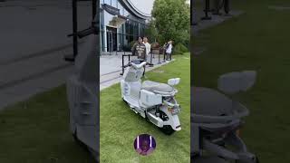 Automated selfdriving and parking scooter [upl. by Elbys]