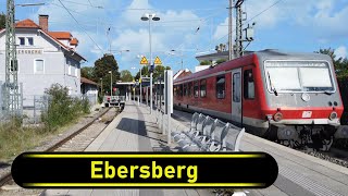 SBahn Station Ebersberg  Munich 🇩🇪  Walkthrough 🚶 [upl. by Ferullo967]