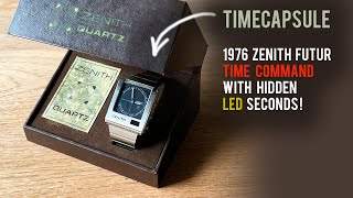 1976 VINTAGE ZENITH FUTUR TIME COMMAND with a HIDDEN TRICK [upl. by Laband]