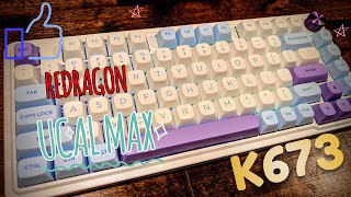 Redragon Ucal Max K673 Review and Sound Test [upl. by Zrike291]