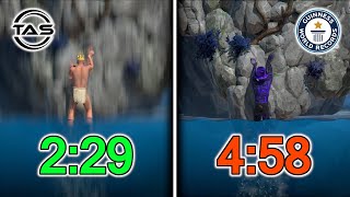 A Difficult Game About Climbing Speedrun World Record vs TAS [upl. by Crane]