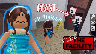 I RAN STRAIGHT INTO THE BEAST⚡️ Roblox Flee The Facility [upl. by Arlene]