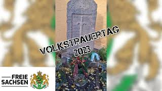 Aktion zum Volkstrauertag 2023 im Muldental [upl. by Haig]