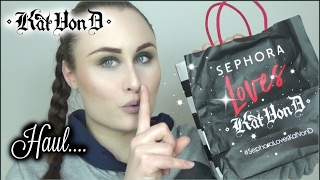 ♡ HAUL KAT VON D   SURPRISE  ♡ [upl. by Hsihsa243]